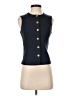 Rag & Bone Blue Sleeveless Button-Down Shirt Size XS - photo 1