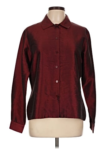 Casual Corner Long Sleeve Button-Down Shirt (view 1)