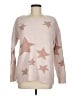 Ann Taylor LOFT Stars Pink Pullover Sweater Size M - photo 1