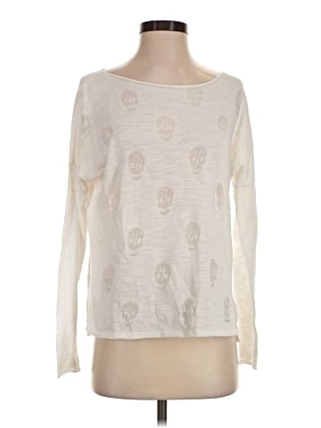 Skull Cashmere Pullover Sweater (view 1)