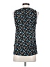 Maison Jules 100% Polyester Blue Sleeveless Blouse Size S - photo 2