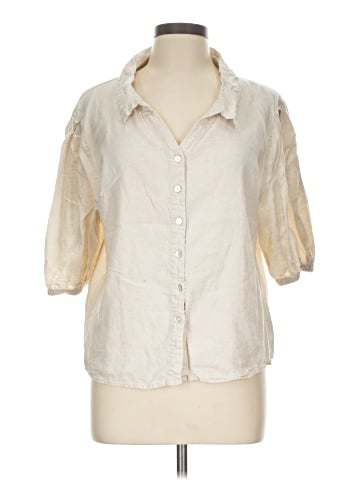 Heroes & Dreamers 3/4 Sleeve Button-Down Shirt (view 1)