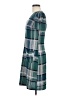 En Focus Studio 100% Polyester Plaid Teal Casual Dress Size 6 - photo 5