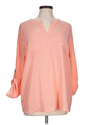 Susan Graver 3/4 Sleeve Blouse (view 1)