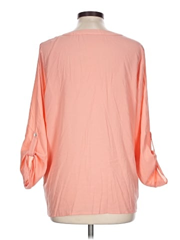 Susan Graver 3/4 Sleeve Blouse (view 2)