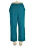 Alfred Dunner Solid Teal Active Pants Size 14 Petite - photo 1