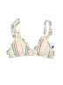 J.Crew Stripes Ivory White Swimsuit Top Size M - photo 1