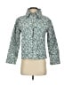 Julia Amory 100% Cotton Print Teal Jacket Size S - photo 1
