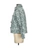 Julia Amory 100% Cotton Print Teal Jacket Size S - photo 5
