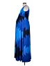 Olian Graphic Blue Casual Dress Size S - photo 5