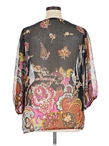 One World 3/4 Sleeve Blouse (view 2)