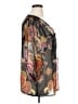 One World 100% Polyester Black 3/4 Sleeve Blouse Size XL - photo 4