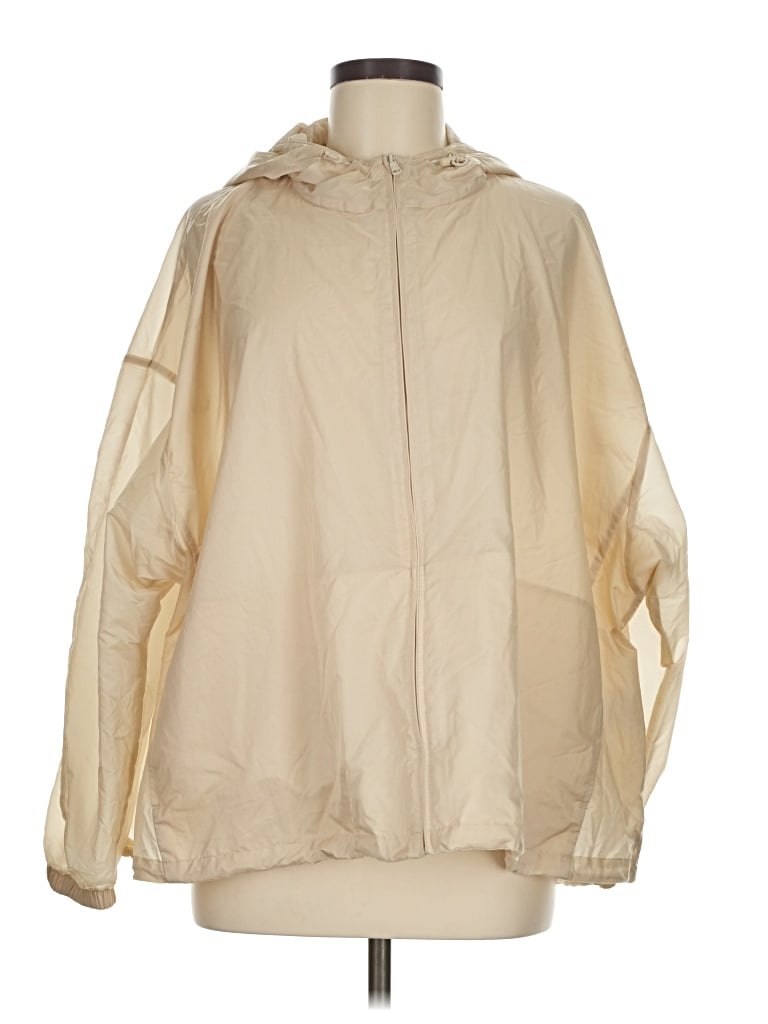 Pre-owned Uniqlo Windbreaker Jacket In Gold