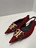 Balenciaga Checkered-gingham Red Flats Size EU 36 - photo 5
