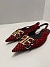 Balenciaga Checkered-gingham Red Flats Size EU 36 - photo 8