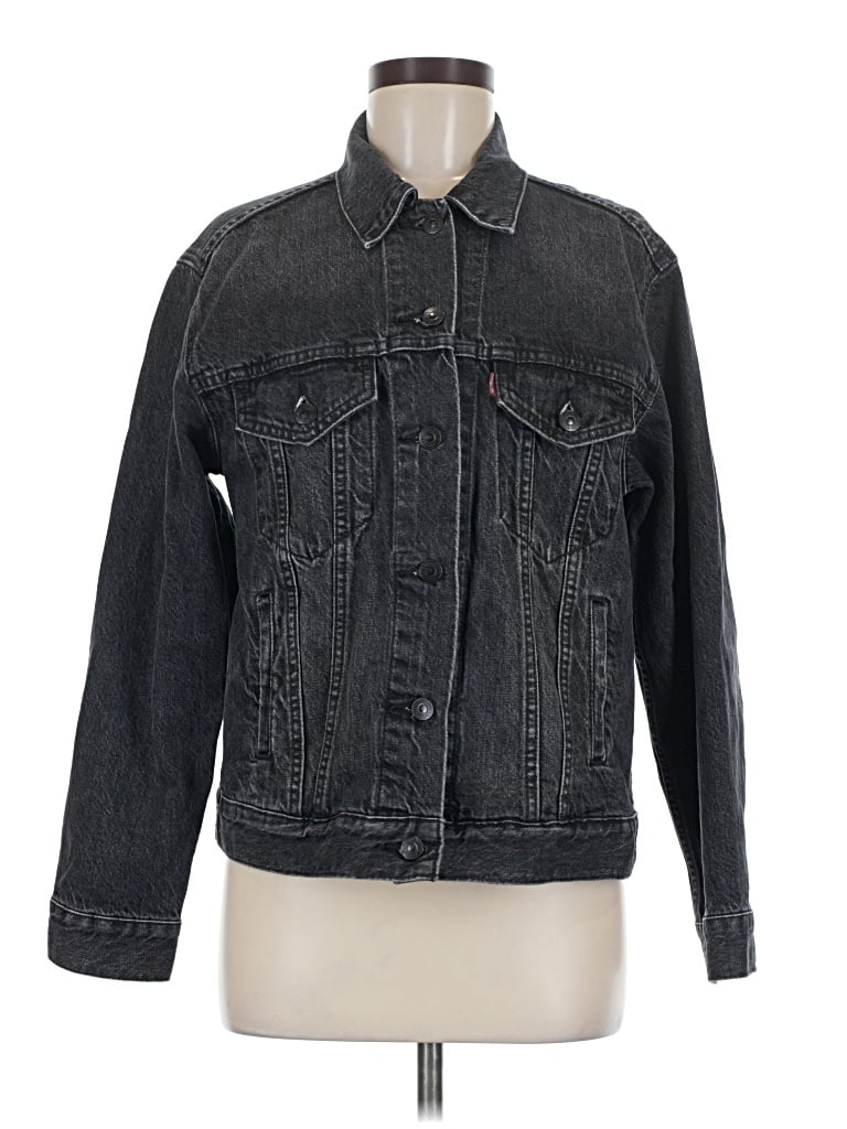 Pre-owned Levi's Denim Jacket In Gray