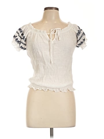 E&M Collection Short Sleeve Blouse (view 1)