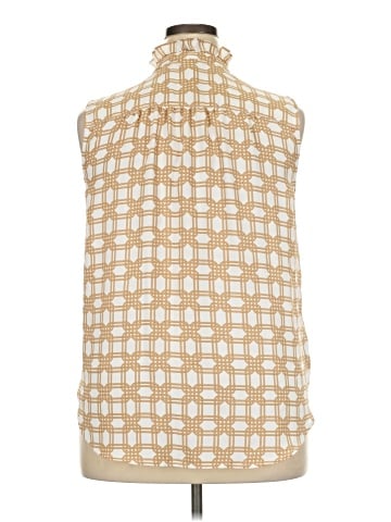 Ann Taylor Sleeveless Button-Down Shirt (view 2)