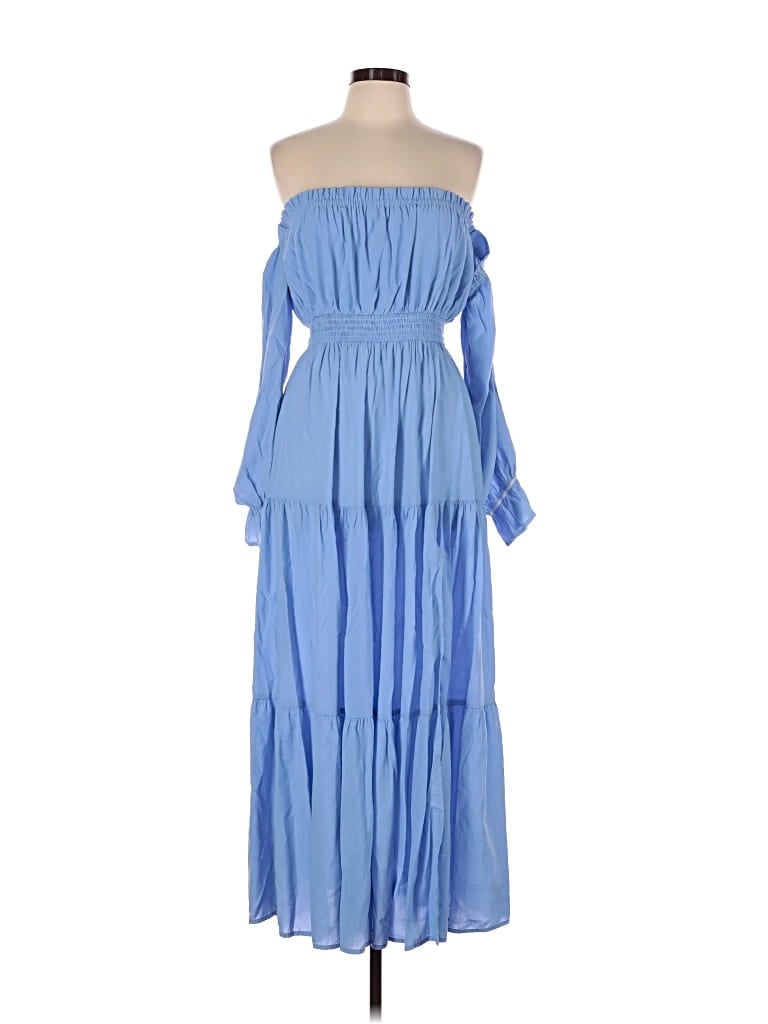 Pre-owned Zesica Casual Dress In Blue