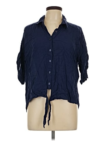 BCBGeneration 3/4 Sleeve Button-Down Shirt (view 1)
