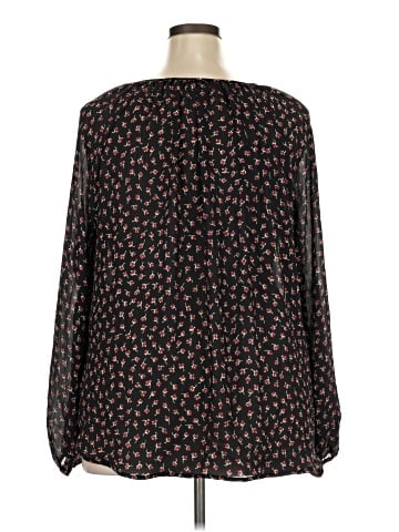 Chaps Long Sleeve Blouse (view 2)