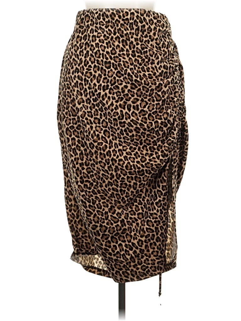 Pre-owned Olivia Blu Casual Skirt In Brown