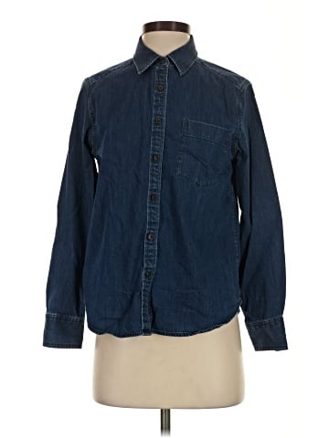 Uniqlo Long Sleeve Button-Down Shirt (view 1)