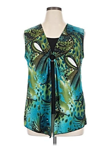 Brittany Black Sleeveless Blouse (view 1)