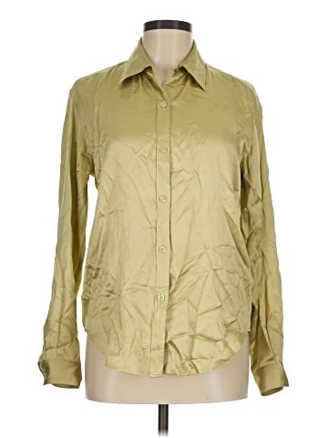 Evan Picone Long Sleeve Silk Top (view 1)