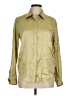 Evan Picone 100% Silk Tan Long Sleeve Silk Top Size 6 - photo 1
