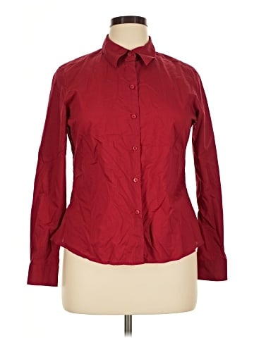 Foxcroft Long Sleeve Button-Down Shirt (view 1)