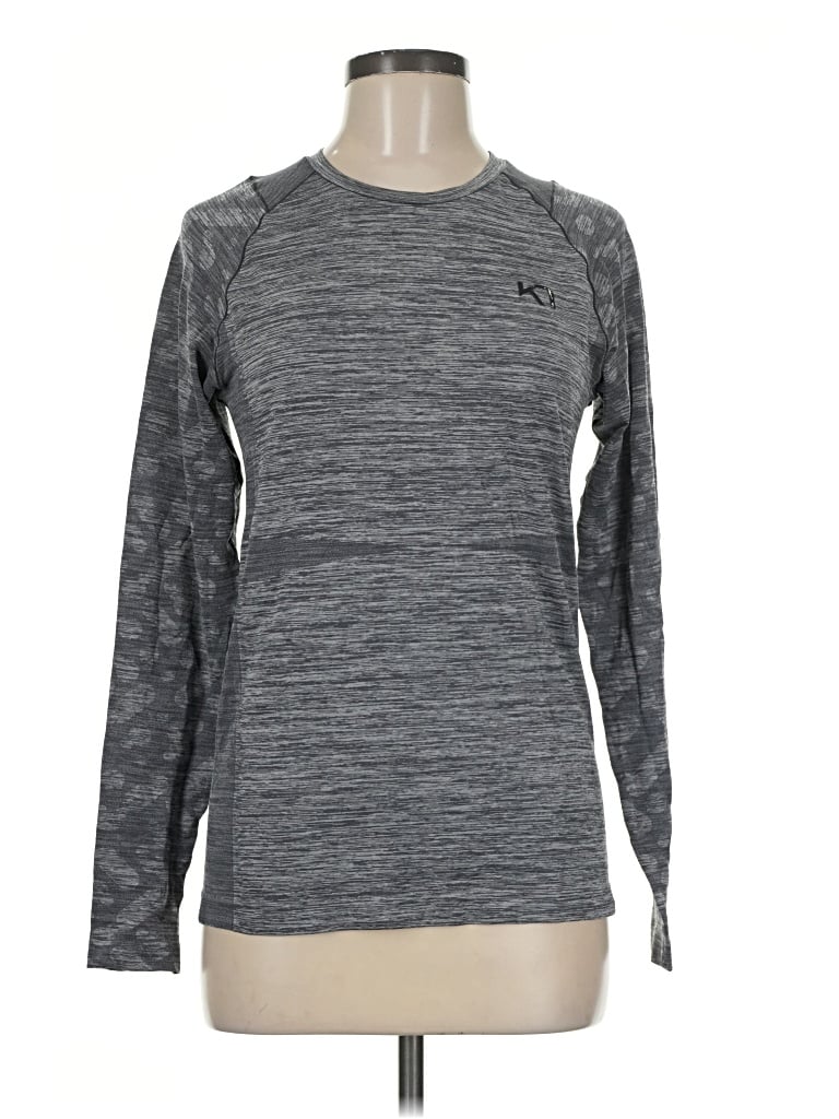 Pre-owned Kari Traa Long Sleeve T-shirt In Gray