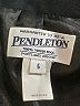 Pendleton 100% Wool Solid Blue Black Wool Blazer Size 6 - photo 6