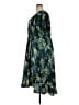 Torrid 100% Polyester Print Green Casual Dress Size 3X Plus (3) - photo 5