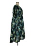 Torrid 100% Polyester Print Green Casual Dress Size 3X Plus (3) - photo 4