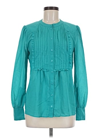 J.Crew Factory Store Long Sleeve Blouse (view 1)