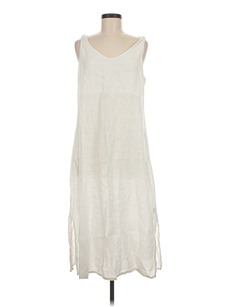 Pre-owned Flax Casual Dress In Ivory