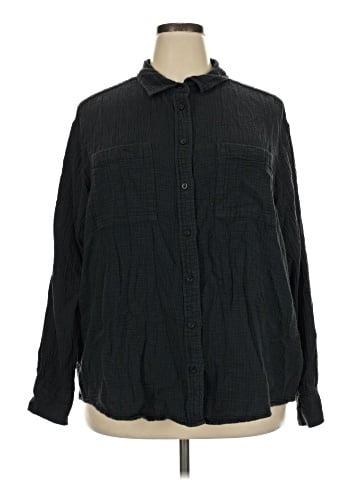 Gap Long Sleeve Button-Down Shirt (view 1)