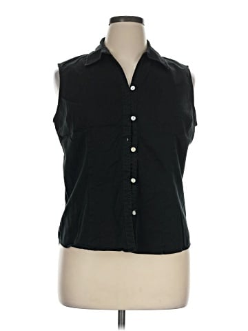 Van Heusen Sleeveless Button-Down Shirt (view 1)