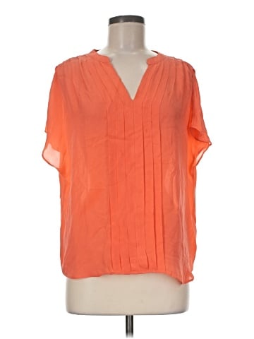 La Fee Verte Short Sleeve Silk Top (view 1)