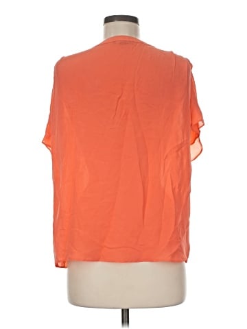 La Fee Verte Short Sleeve Silk Top (view 2)