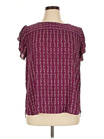Ann Taylor LOFT Short Sleeve Blouse (view 1)