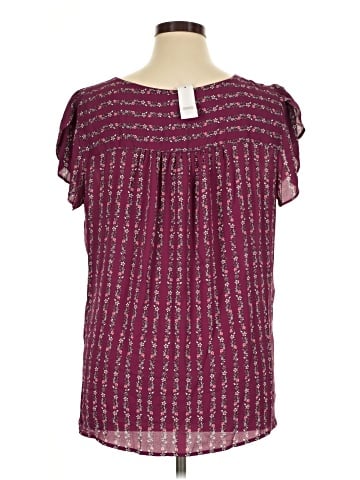 Ann Taylor LOFT Short Sleeve Blouse (view 2)