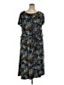 Perceptions Paisley Blue Casual Dress Size 3X - photo 1