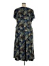 Perceptions Paisley Blue Casual Dress Size 3X - photo 2