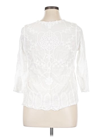 John Paul Richard 3/4 Sleeve Blouse (view 2)