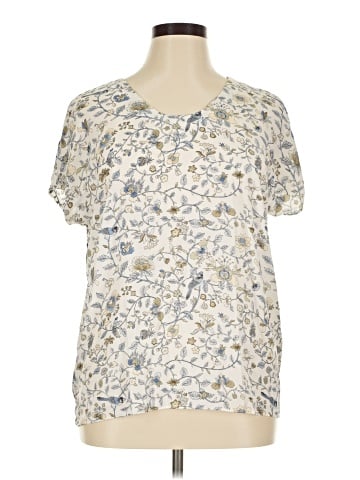 Ann Taylor LOFT Short Sleeve Blouse (view 1)
