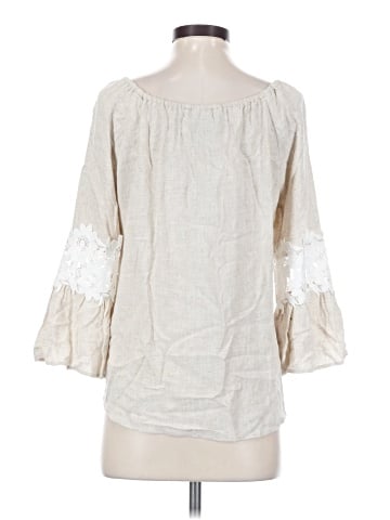 Karen Kane 3/4 Sleeve Blouse (view 2)