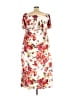 Roaman's 100% Polyester Floral Red Casual Dress Size 22 - photo 2