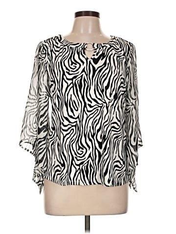 Sara Michelle 3/4 Sleeve Blouse (view 1)